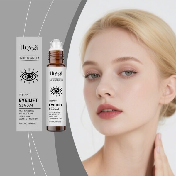 Hoygi Instant Eye Lift Serum - Roll-On Firming Eye Care for Fine Lines, Puffy Eyes & Dark Circles