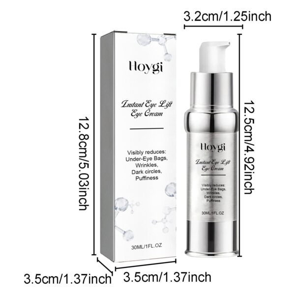 Hoygi Instant Eye Lift Cream - Firming & Hydrating Eye Care for Fine Lines, Puffiness & Dark Circles